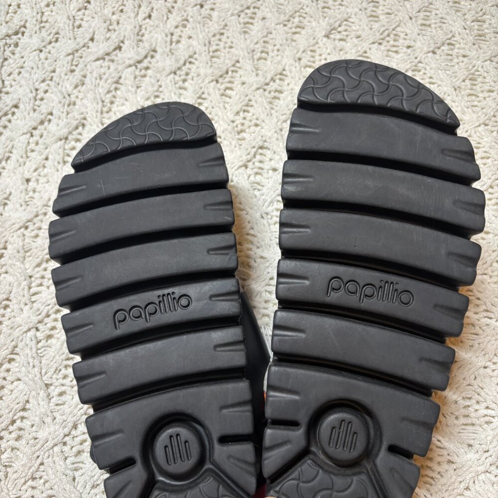 Birkenstock Papillio Black Slingback Sandals Double Buckle–Women’s 8/EU 39 NWOT - Picture 4 of 5